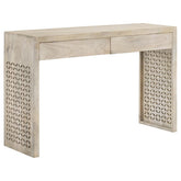 Coaster Rickman Rectangular 2-drawer Console Table White Washed Model 959543